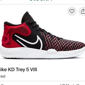 Nike KD Trey 5 VIII Bred men’s Shoes - Black and Red